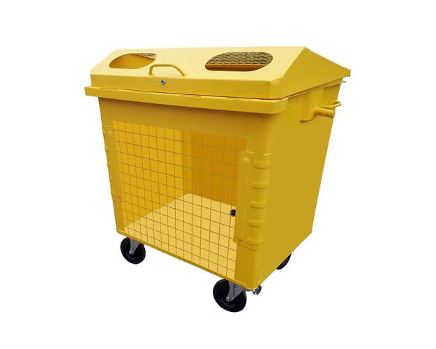 Контейнер сетчатый 1.1 м³ с металлической крышкой